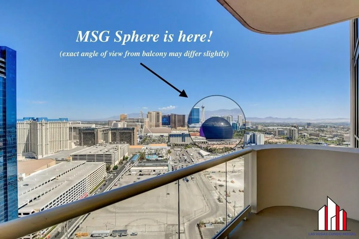 Mgm Signature-29-821 1Br2Ba F1 Strip View Balcony Las Vegas USA